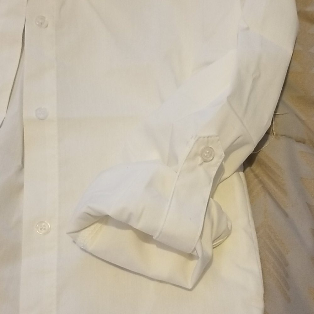 Decorative White button down - Picture 3 of 5